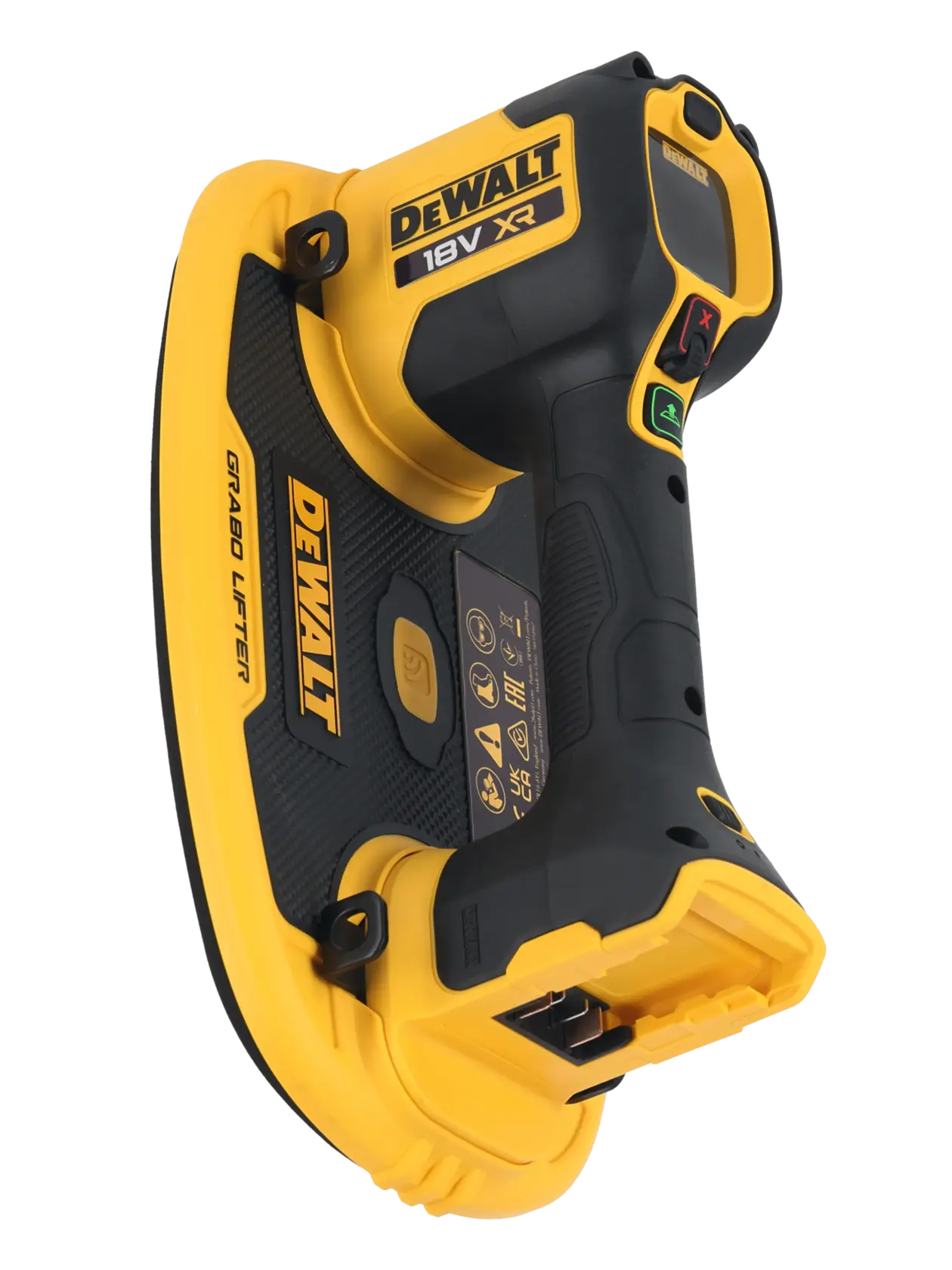 DEWALT Grabo Lifter herramienta inalámbrica, negro y amarillo, para levantar materiales, modelo DCE590N, 18V XR.