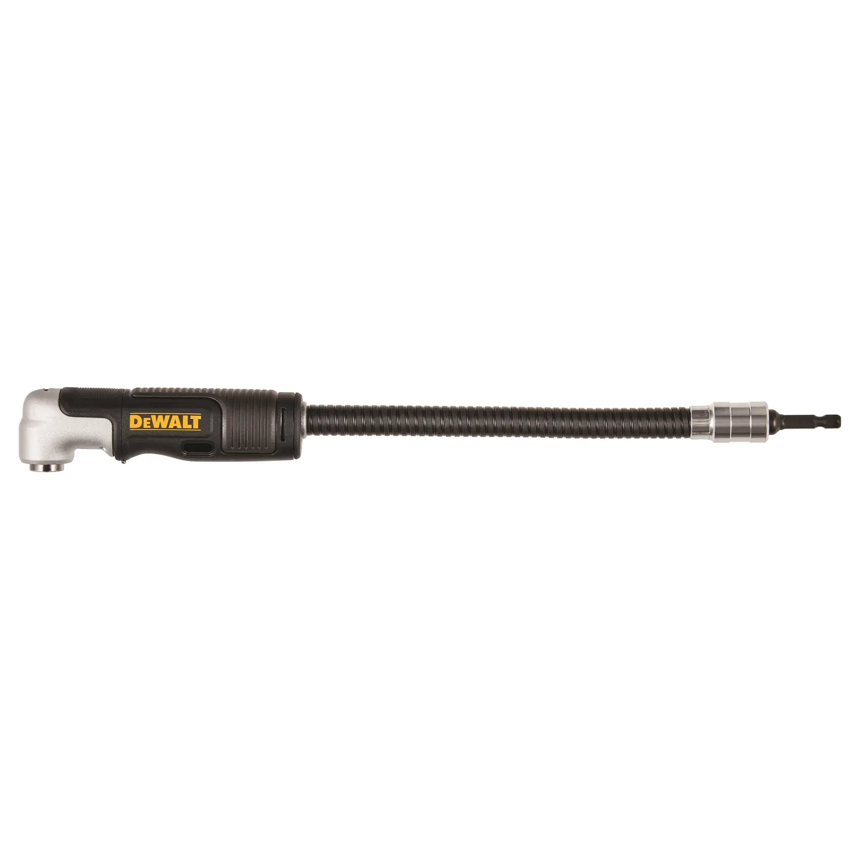 Extensión flexible DEWALT, DT20502, DT20502-QZ. Herramienta negra y plateada para fotografía.